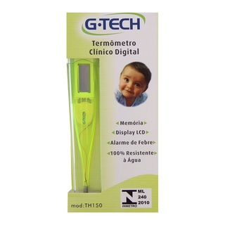 Termômetro Clínico Digital de Axila Febre G-tech Th150 Verde