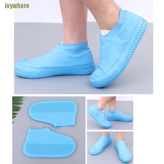 Ive Silicone Shoe Cover Latex Riding Rain Boots Cover Reusable Dust Cover Non-slip (6)