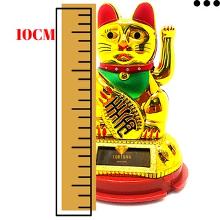 Maneki Neko, Gato da sorte da sorte, 10 cm, Maneki Neko, gato da sorte japonês braço giratório (2)