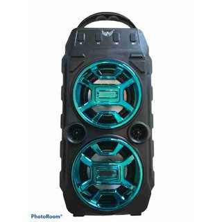 Caixa de som super potente Speaker BK-019 AL-1062 com LED Micro SD, radio, USB, Auxiliar, entrada para microfone (2)