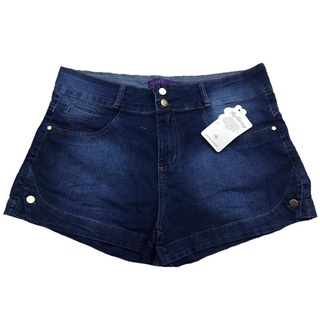 Short Jeans Feminino Plus Size Com Lycra Tamanho Grande 46/54 (6)