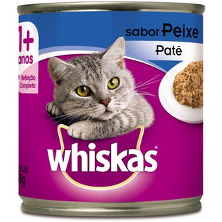 Patê para gato lata Whiskas sabor Peixe/Pescado 290g