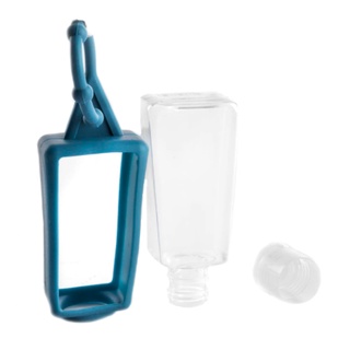 Porta Álcool em Gel Portátil 30ml - Chaveiro frasco - Silicone - Garrafinha Higienizadora para mãos KL100375 (4)
