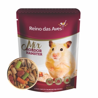 3un Racao Hamster Gold Mix 500g - Reino Das Aves (2)