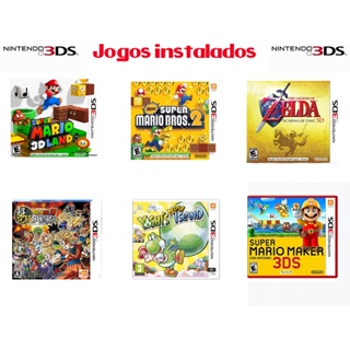 Nintendo 3DS C Jogos Mario Zelda Pokemon (4)