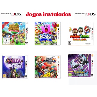 Nintendo 3DS C Jogos Mario Zelda Pokemon (6)
