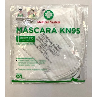 Mascaras Medical System PFF2 c/ Registro ANVISA - Com elásticos nas orelhas kn95 n95 (3)