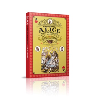 Box Alice no país das maravilhas e Alice Através do espelho + Livro de colorir, pôster, marcadores e cards personalizados (2)