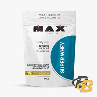 Whey Protein Concentrado Super Whey ( REFIL ) 900g - Max Titanium (1)