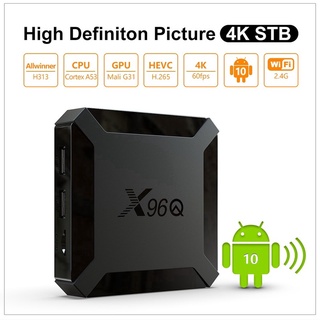 X96Q Caixa Smart Tv Android 10.0 Wifi 2.4g 4k Set Top Box Media Player (1)