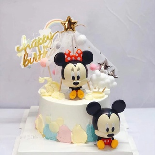Topo De Bolo Disney Mickey Minnie Para Decoração De Bolo
