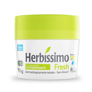 Desodorante Creme Antitranspirante Fresh Herbíssimo 55g