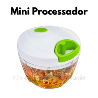 Mini Processador E Triturador De Alimentos Manual 3 Laminas