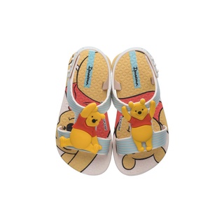 Sandália Ursinho Pooh Ipanema Clássicos Disney Baby Bege/Bege/Amarelo