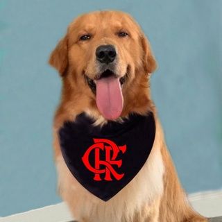 Bandana Personalizada Flamengo Pet para Cachorro animal Porte Grande Medio Pequeno