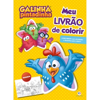 Livro - Galinha Pintadinha - Meu livrão de colorir - Ciranda Cultural (1)