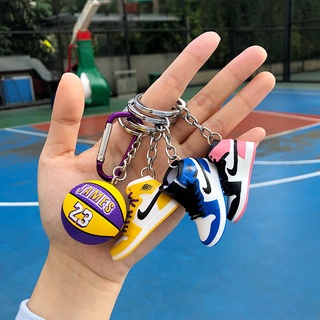 Aj Chaveiro NBA Basquetebol Kobe Handbag Pingente Mini Basquete Ornamento
