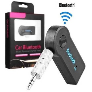 Receptor Bluetooth Transmissor Receiver Car p2 com microfone Som carro (1)