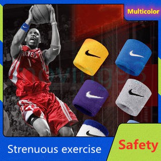 【NBA Pulseira】Nike sweat-absorbent cotton bracelet basketball sports yoga running protection
