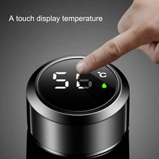 garrafa térmica com display temperatura