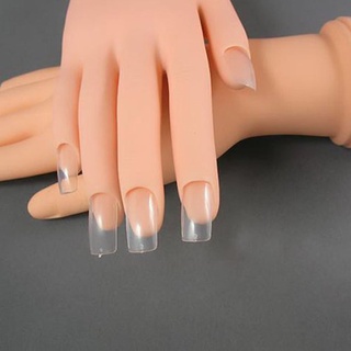 Mão De Treino Manicure Iniciante Unhas De Gel Nail Art Fibra 1 Unidade