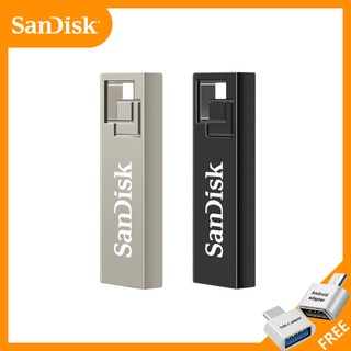 Sandisk 128G Metal Mini USB2.0 64GB 256GB USB Flash Drive 512GB 2TB À Prova D'água