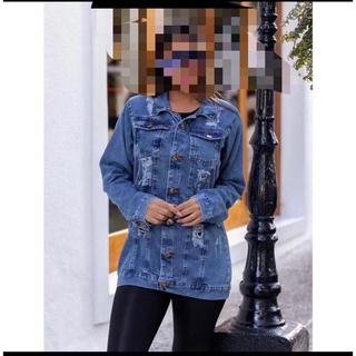 max jaqueta jeans plus size manga longa com barra moda feminina