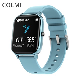 Original Colmi p8 smart watch waterproof full touch fitness tracker de frequência cardíaca relógio inteligênte