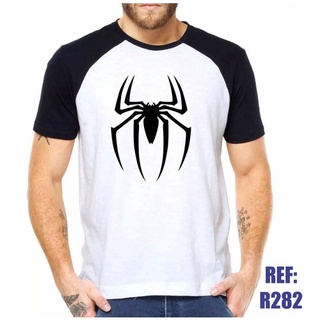 Camisa Raglan Spider Man Herói Anime Homem Aranha Desenho