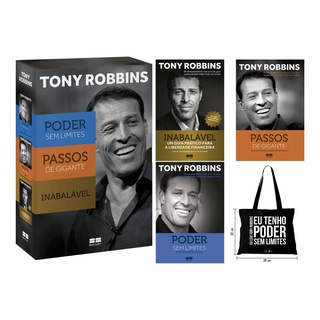 Box Tony Robbins 3 Livros + Brinde