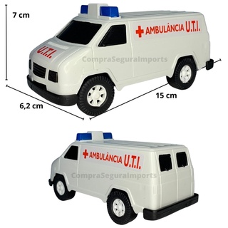 Carrinho De Brinquedo Bombeiro Polícia Ambulância Resgate (6)