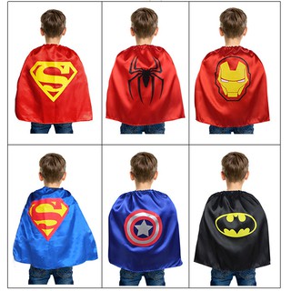 Capas Crianças Super Herói Homem Aranha Batman Superman Capa Cosplay Roupas De Menino