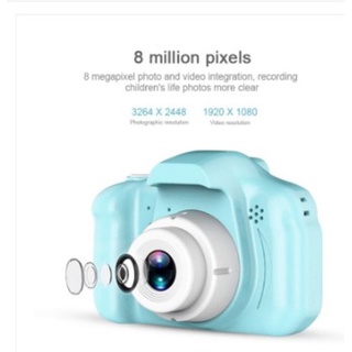 Mini Câmera Digital Hd 800w 2.0 Polegadas Ips 1080p Para Crianças (3)