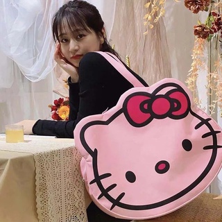 Bolsa Grande De Ombro Feminina Com Estampa De Hello Kitty
