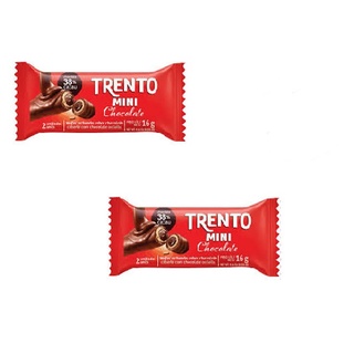 02x Trento Mini Chocolate - 16 gramas cada