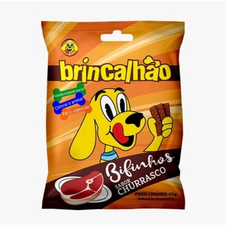 Bifinho Brincalhão sabor Churrasco 65g Caixa com 36