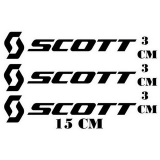 3 Adesivos Bike Scott Logo Ciclismo Com ótima qualidade