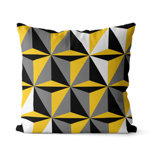 Kit 4 capas de almofadas geométrica amarelo e cinza II 42x42 (3)