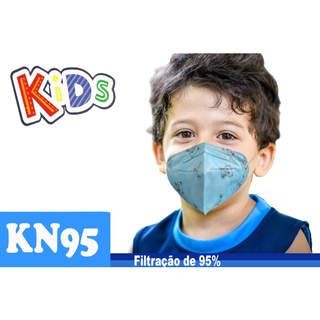 Máscaras Infantil Kn95 Proteção 5 Camada Respiratória Pff2 (1)