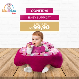 Almofada Apoio Segura Bebê Sentar Puff Portatil Dindinha (1)