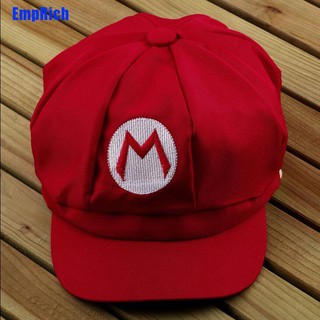 Emprich 1pç Chapéu Super Mario Bros / Mario / Luigi / Cosplay / Esportivo / Verde Vermelho