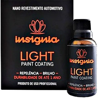 Coating para Pintura Plásticos Vitrificador Insignia Light Easytech 30ml