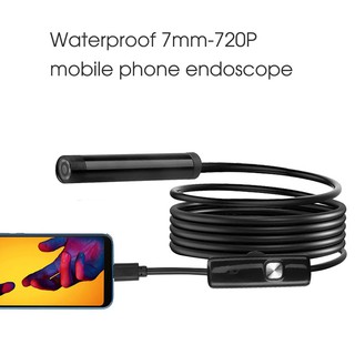 7mm / 1m Câmera Vídeo Celular Inspeção Cobra 6LED Endoscópio à Prova d’Água USB HD 720P (4)