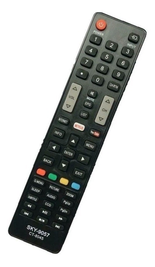 Controle Remoto P/ Tv Semp Toshiba 40l5400 48l5400 55l5400 REF:02G9