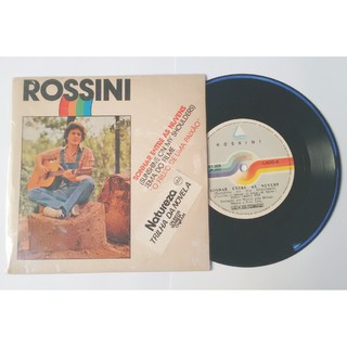 Compacto 7" Rossini Sonhar Entre As Nuvens / Natureza ( selo Mickael 1981 ) Disco de Vinil