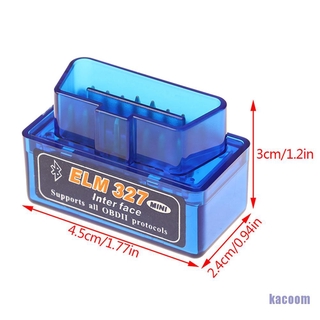 Ferramenta De Scanner / Interface De Diagnóstico De Carro Bluetooth Mini Elm327 Ka (6)