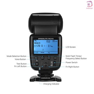 Pr* Universal Wireless Camera Flash Light Speedlite GN33 LCD Display for Canon Nikon Sony Olympus Pentax DSLR Cameras (7)