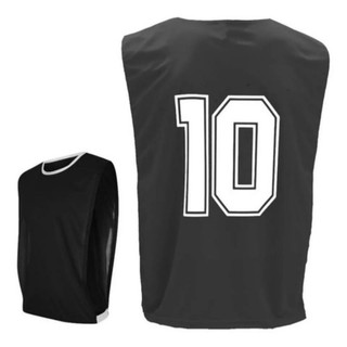 colete de futebol numerado-kit com 10