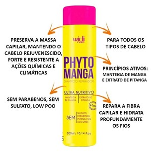 Kit Phyto Manga de Nutrição: Shampoo, Condicionador e Máscara 300g. (6)
