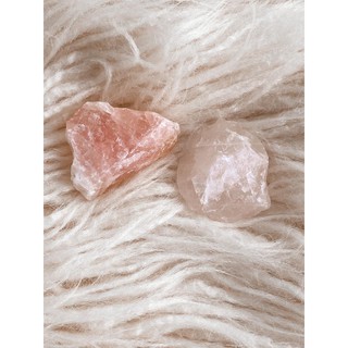 Cristal Pedra Natural Bruto Quartzo Rosa Pequeno